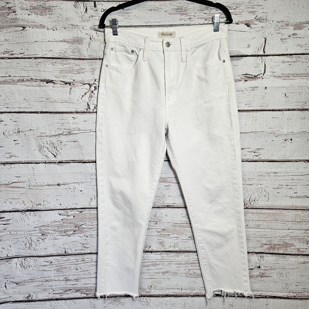 Madewell White Women's Perfect Summer Jeans, 28